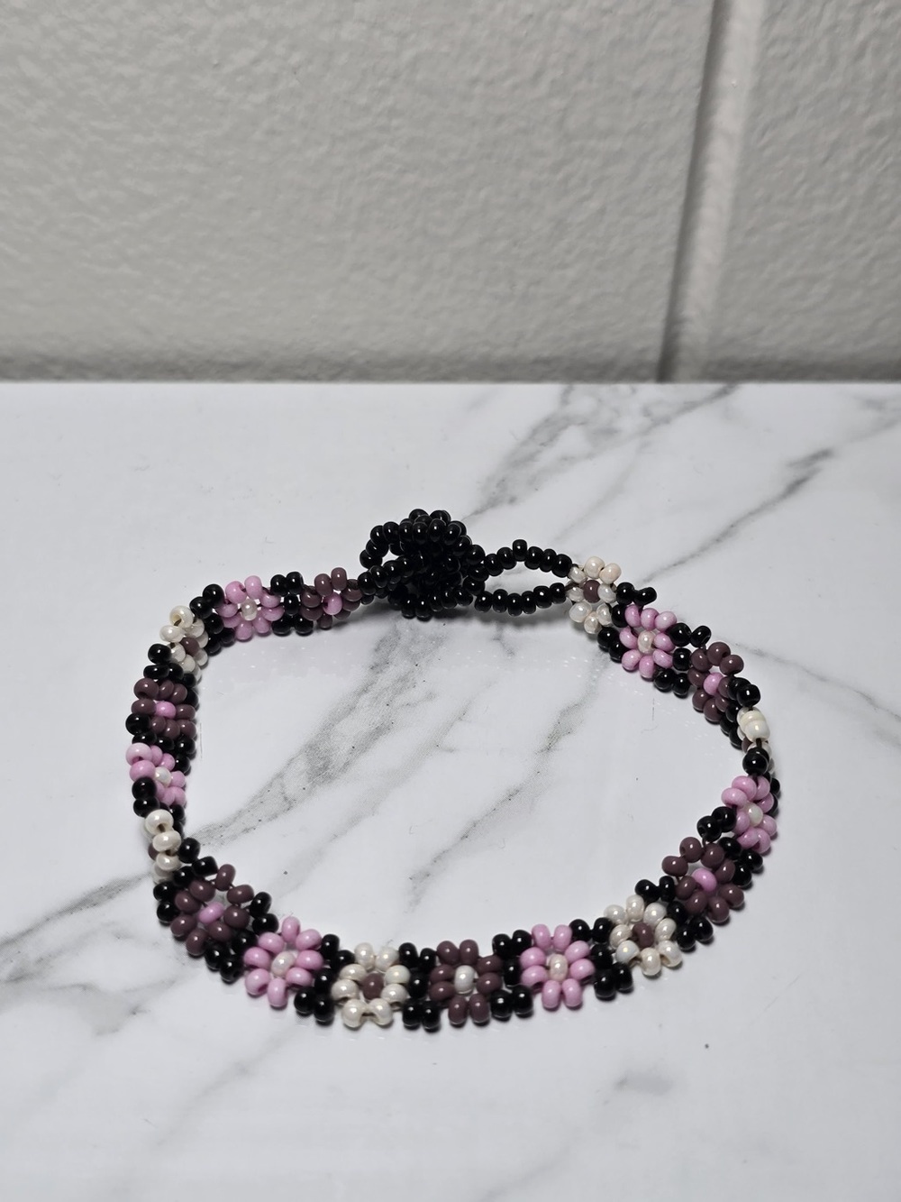Huichol Beaded Flower Bracelet